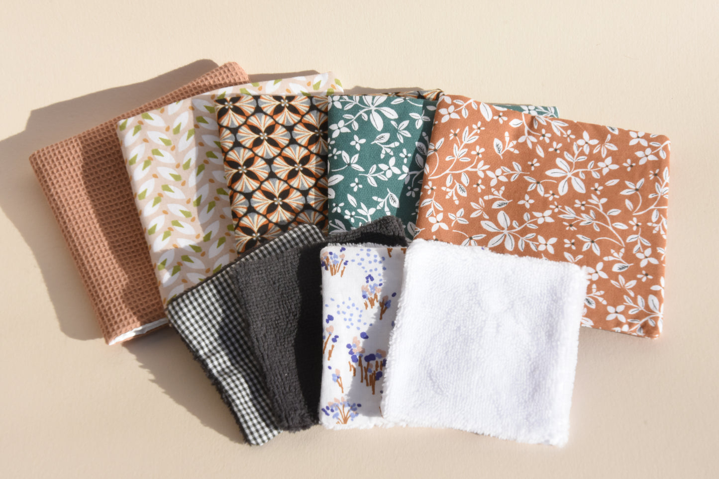 Pochette pratique et ses 4 cotons réutilisables