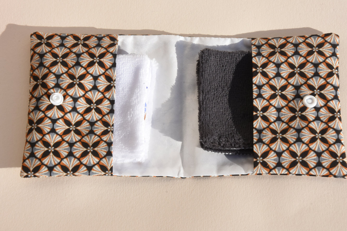 Pochette pratique et ses 4 cotons réutilisables
