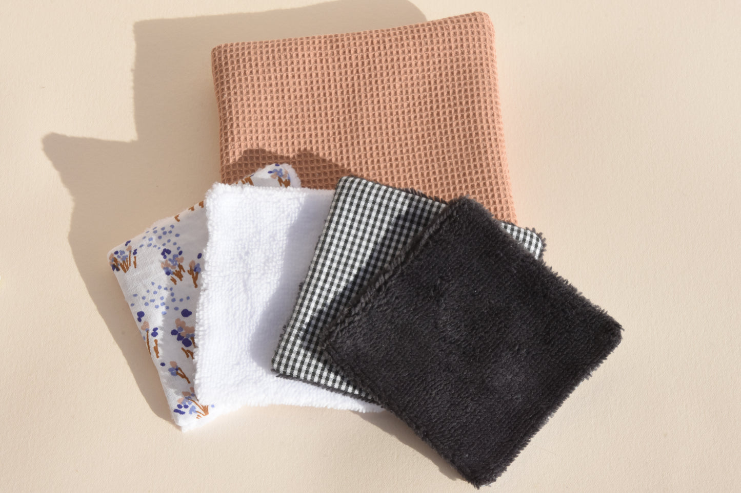 Pochette pratique et ses 4 cotons réutilisables